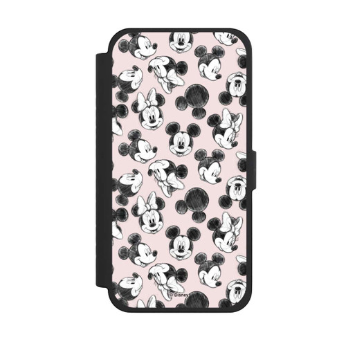 Apple iPhone 15 Pro Max NIVOflip Minnie &amp; Mickey Viele Gesichter Pink