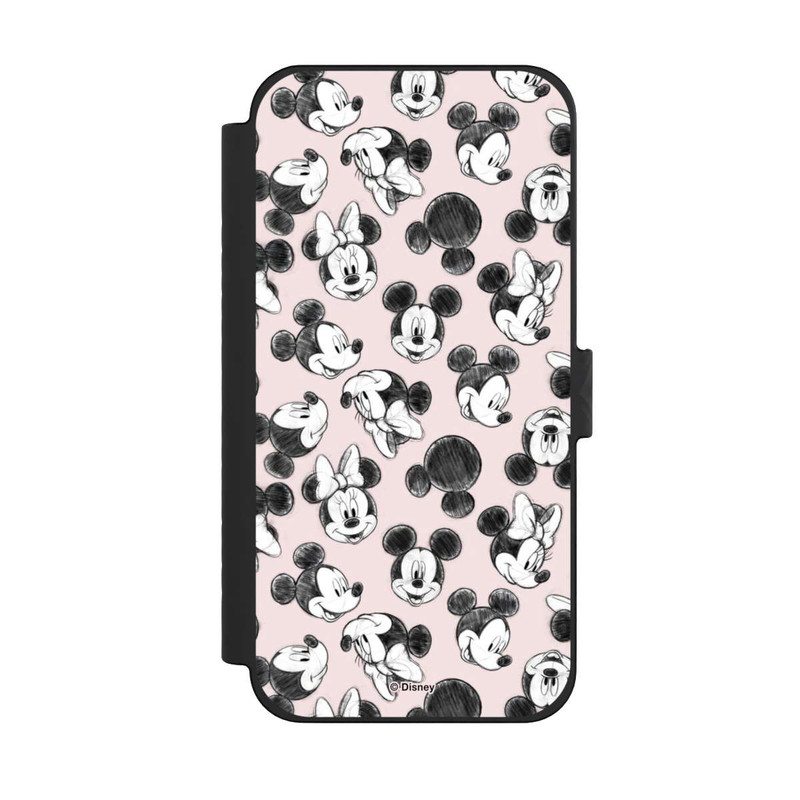 iPhone 15 Pro Max NIVOflip Minnie & Mickey Viele Gesichter Pink