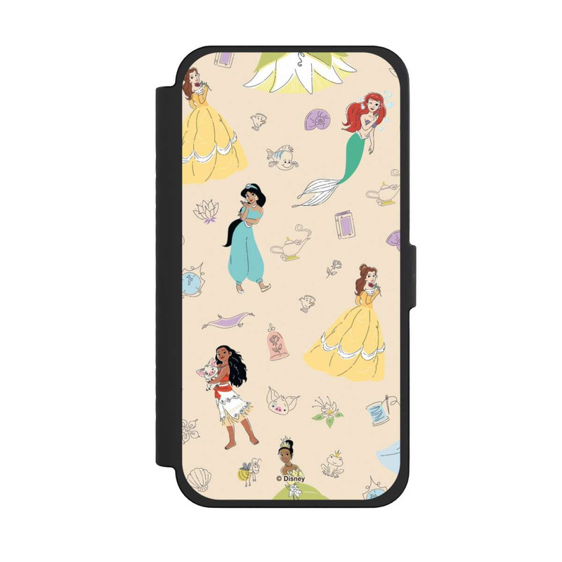 iPhone 15 Pro Max NIVOflip Princess Pattern Beige Disney Princess