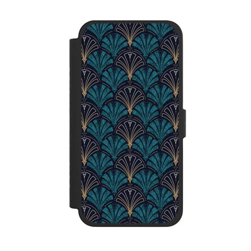 Apple iPhone 15 Pro Max NIVOflip Éventails Art Déco Or