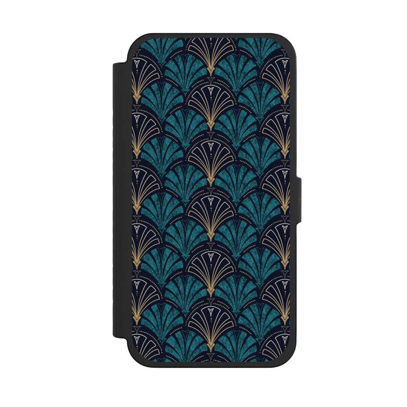 iPhone 15 Pro Max NIVOflip Éventails Art Déco Or