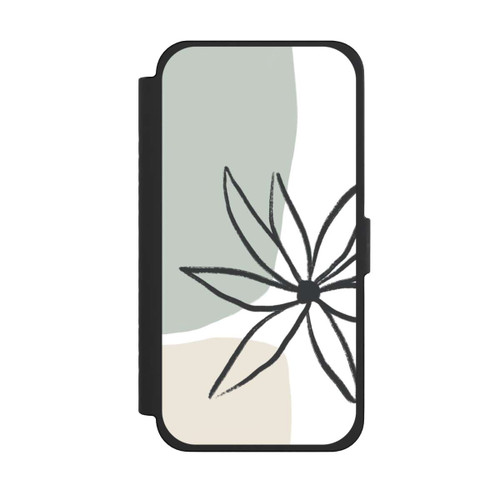 Apple iPhone 15 Pro Max NIVOflip Blume Minze und Sahne