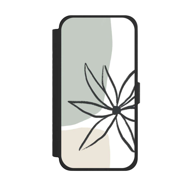 iPhone 15 Pro Max NIVOflip Blume Minze und Sahne