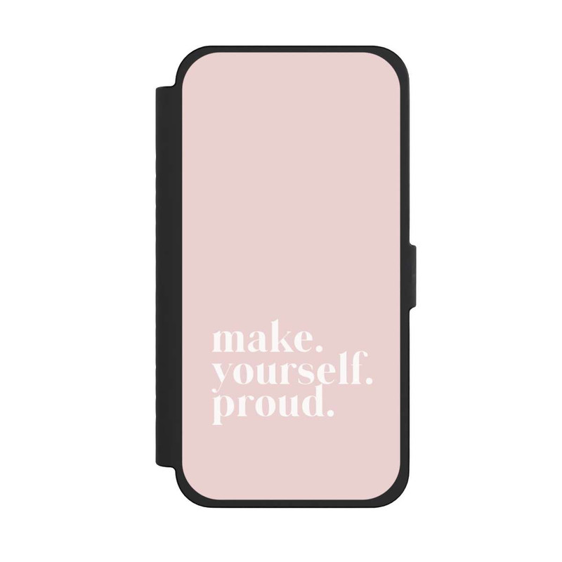 iPhone 15 Pro Max NIVOflip Make Yourself Proud Zitat - Altrosa