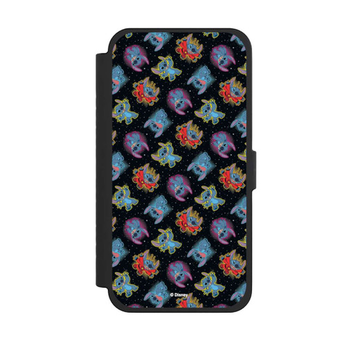 Apple iPhone 15 Pro Max NIVOflip Stitch Pattern Black