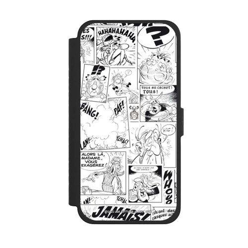 Apple iPhone 15 Pro Max NIVOflip BD Astérix Blanc &amp; Noir