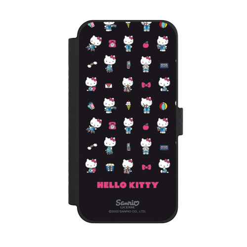 Apple iPhone 15 Pro Max NIVOflip Hello Kitty 90s Schwarz