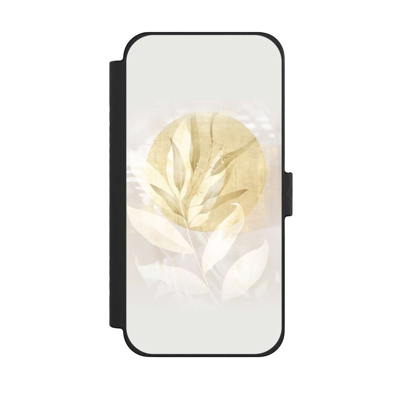 iPhone 15 Pro Max NIVOflip Boho Gold Blumen Kunst