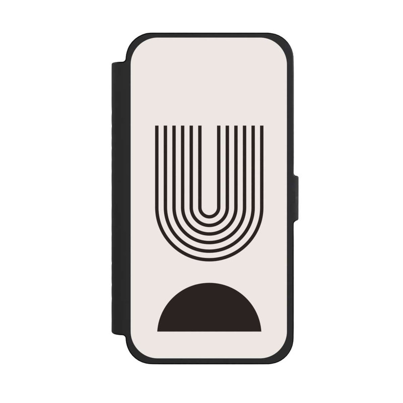 iPhone 15 Pro Max NIVOflip Modern Art Black Lines
