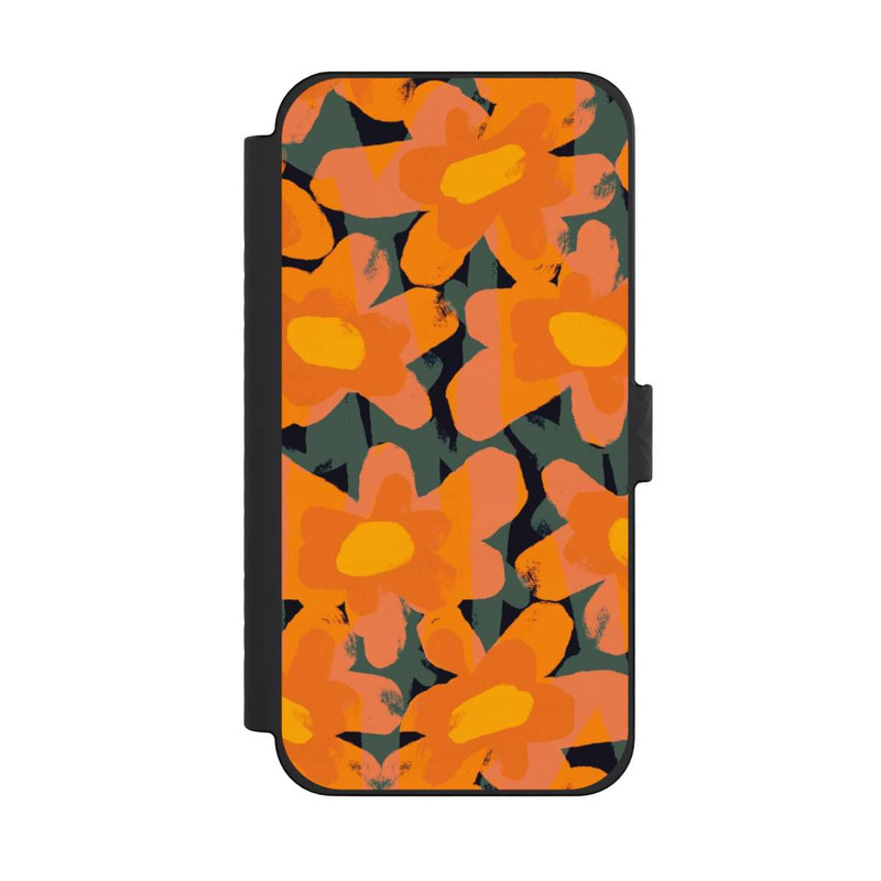 iPhone 15 Pro Max NIVOflip Blumenwiese Orange