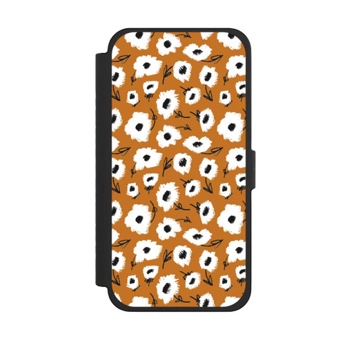 Apple iPhone 15 Pro Max NIVOflip Pattern Fleurs Ocres