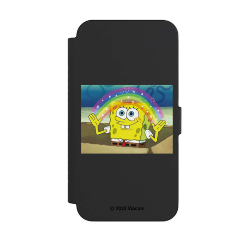 Apple iPhone 15 Pro Max NIVOflip Spongebob - Rainbow Meme transparent