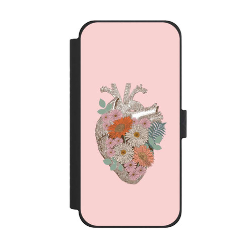 Apple iPhone 15 Pro Max NIVOflip Florales Vintage-Herz
