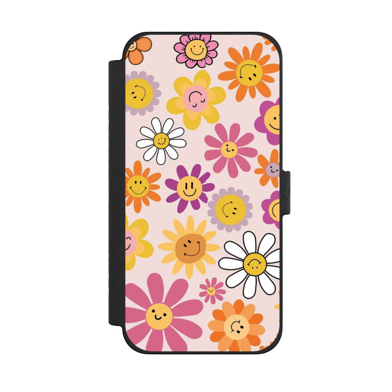 iPhone 15 Pro Max NIVOflip Smiles Pink Flowers