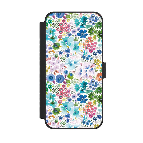 Apple iPhone 15 Pro Max NIVOflip Petites Fleurs de Printemps Bleues