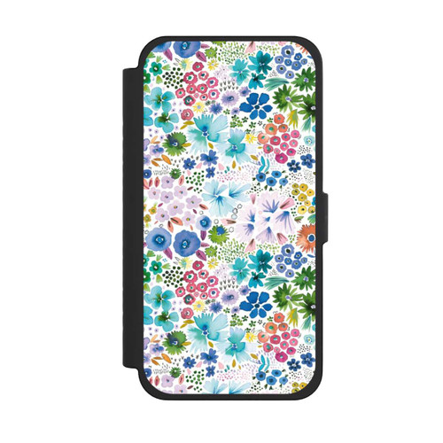 Apple iPhone 15 Pro Max NIVOflip Artful Little Spring Flowers Blue