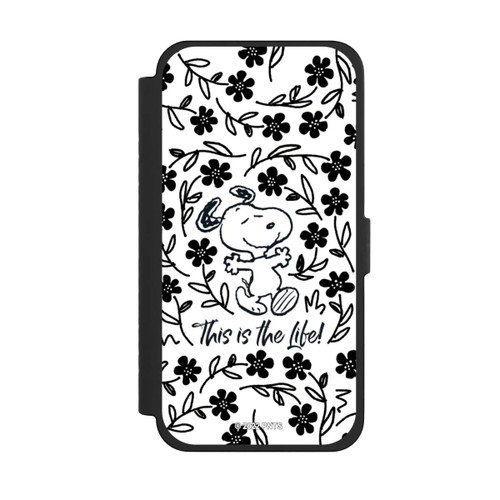 Apple iPhone 15 Pro Max NIVOflip Snoopy schwarz und weiß This Is The Life