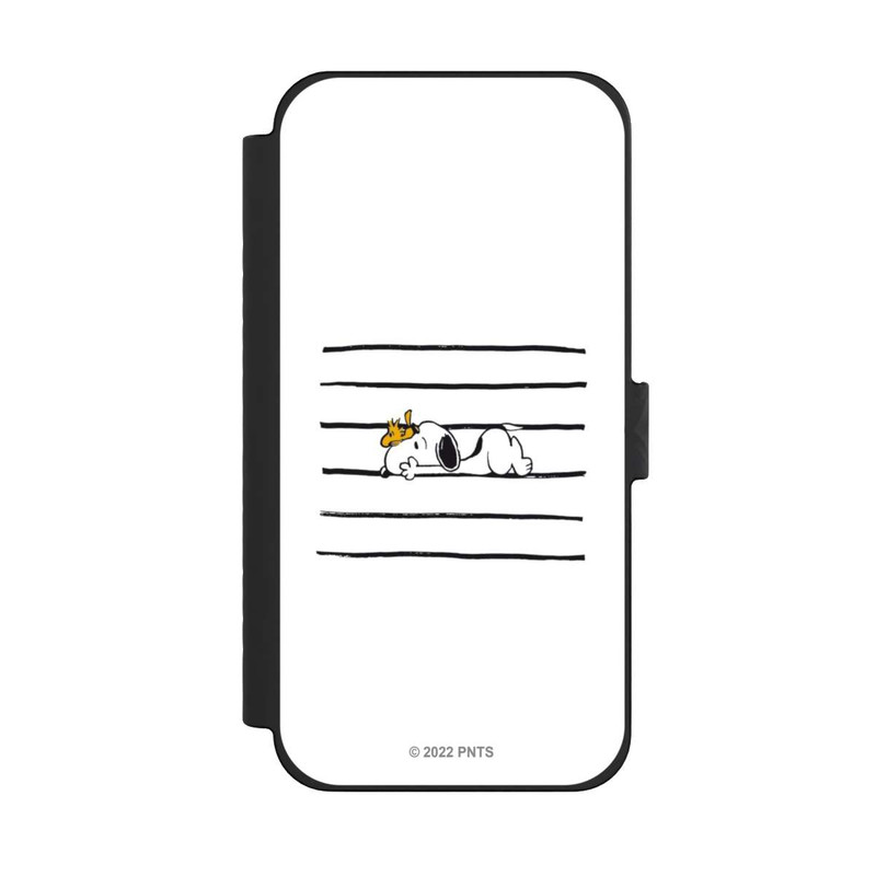 iPhone 15 Pro Max NIVOflip Snoopy Woodstock Streifen