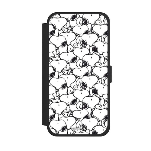 Apple iPhone 15 Pro Max NIVOflip Snoopy Muster Schwarz und Weiß