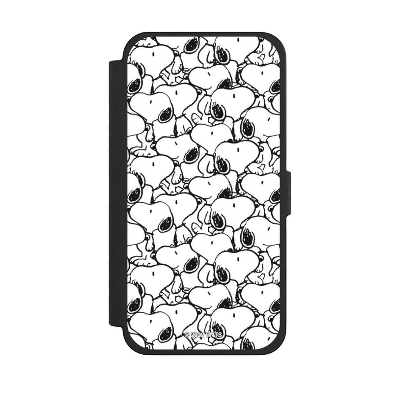 iPhone 15 Pro Max NIVOflip Snoopy Pattern Noir & Blanc