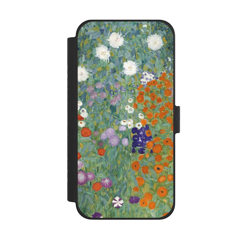 iPhone 15 Pro Max NIVOflip Jardin en Fleur - Gustav Klimt