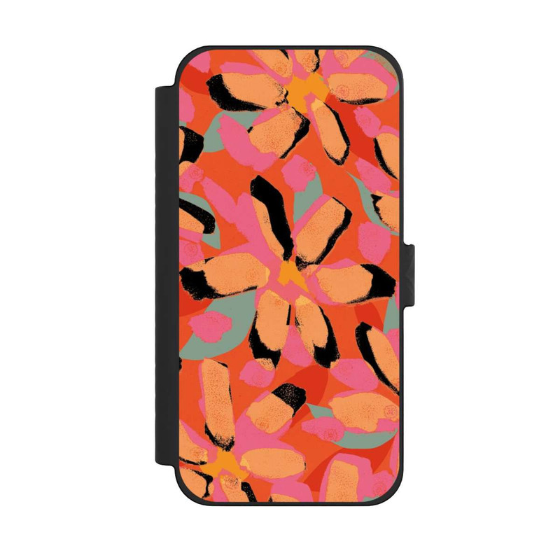 iPhone 15 Pro Max NIVOflip Orangenblüten-Muster