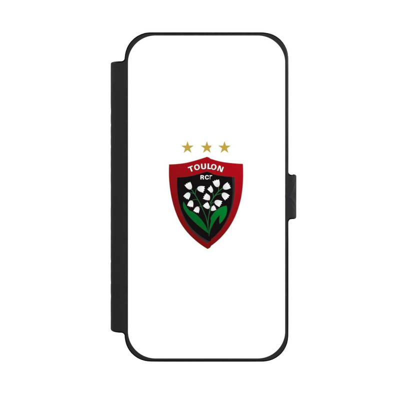 iPhone 15 Pro Max NIVOflip RC Toulonnais Logo Weiß