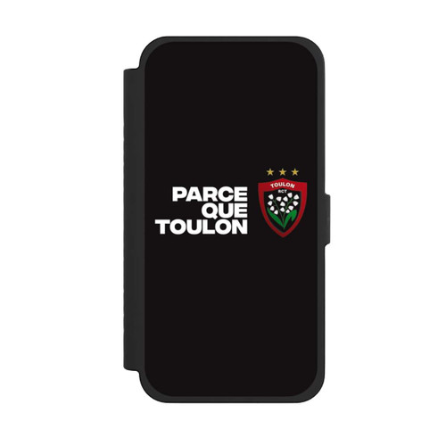 Apple iPhone 15 Pro Max NIVOflip RC Toulonnais PQT Noir