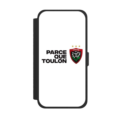 Apple iPhone 15 Pro Max NIVOflip RC Toulonnais PQT Blanc