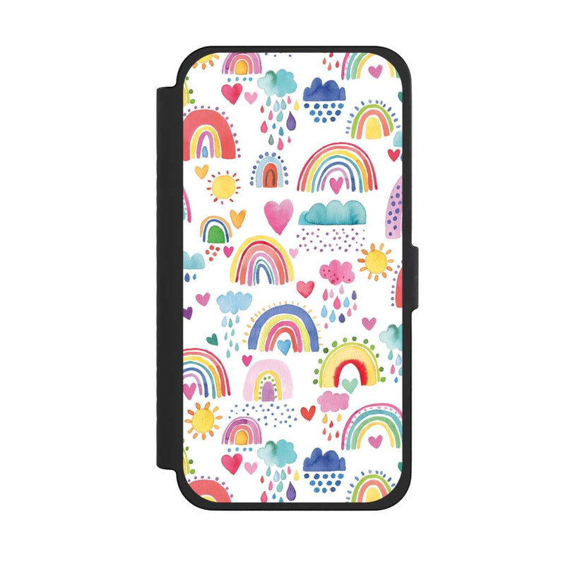iPhone 15 Pro Max NIVOflip Schöne Regenbogen-Multi-Rot