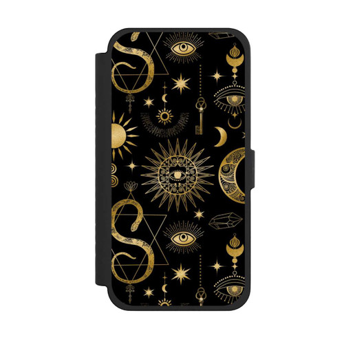 Apple iPhone 15 Pro Max NIVOflip Himmlische Sonne und Mond Steampunk
