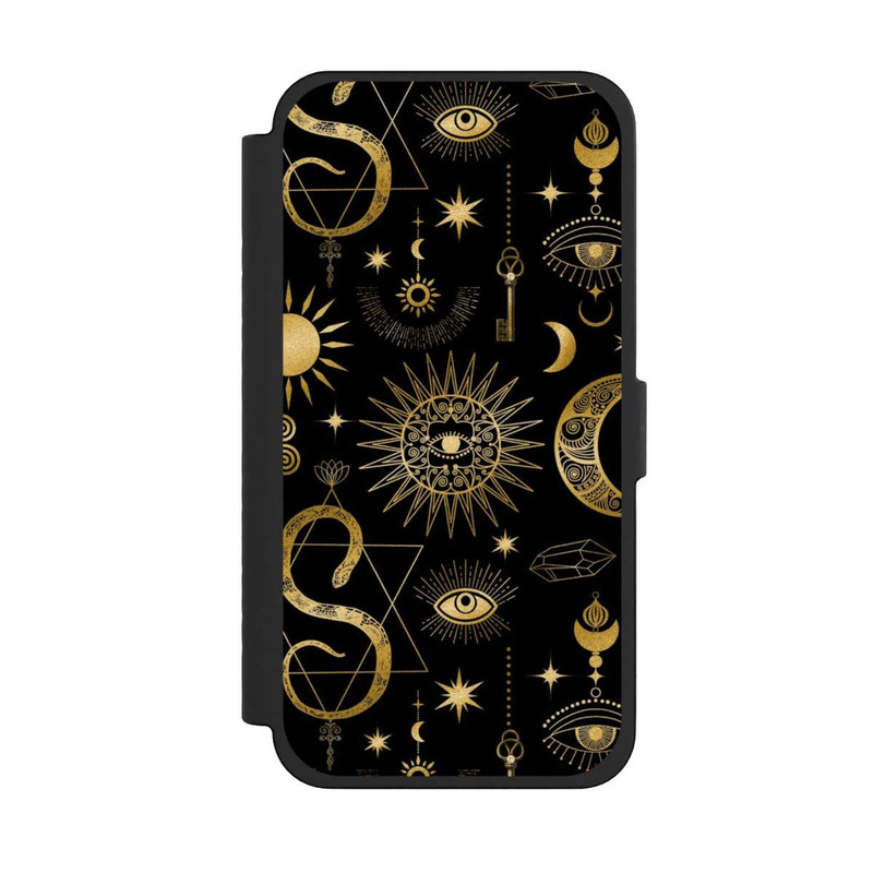 iPhone 15 Pro Max NIVOflip Himmlische Sonne und Mond Steampunk