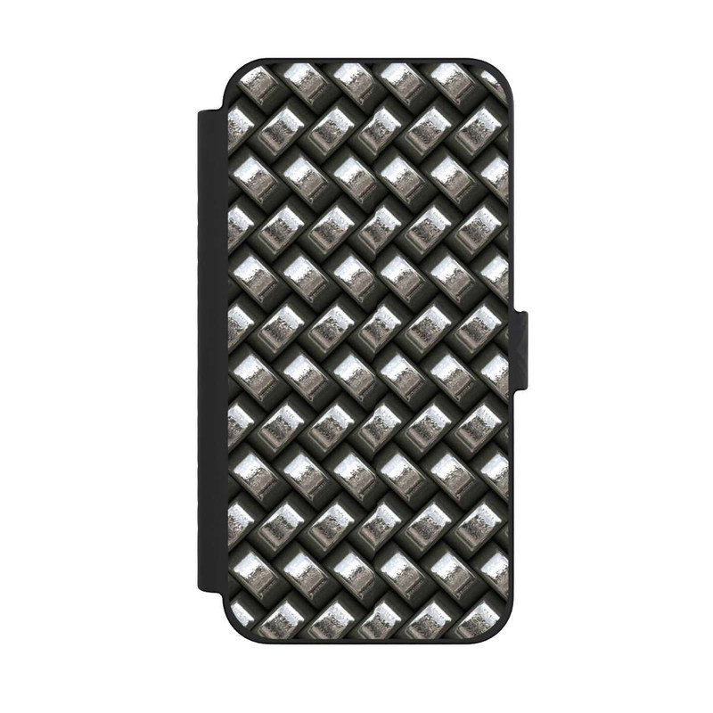 iPhone 15 Pro Max NIVOflip Glamour Silver Metal