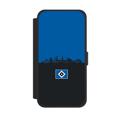 Apple iPhone 15 Pro Max NIVOflip HSV Skyline Blau Schwarz