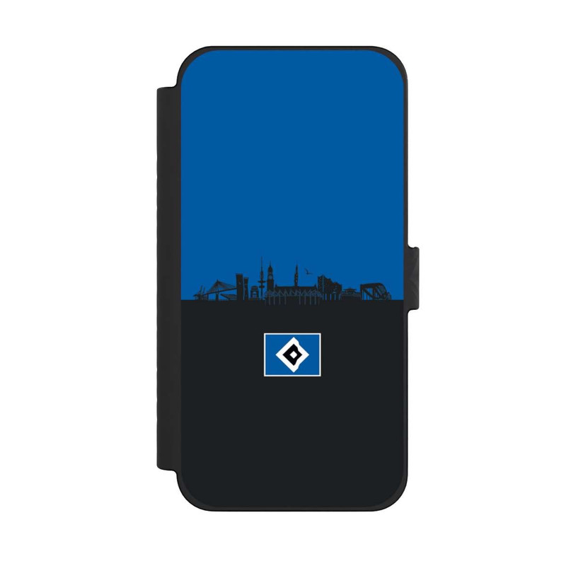 iPhone 15 Pro Max NIVOflip HSV Skyline Blau Schwarz