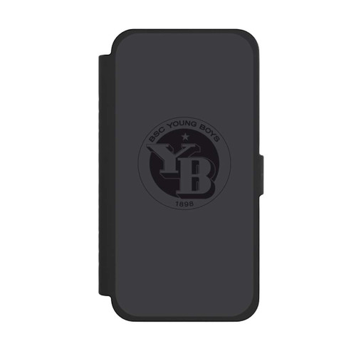 Apple iPhone 15 Pro Max NIVOflip BSC YB Logo Grau