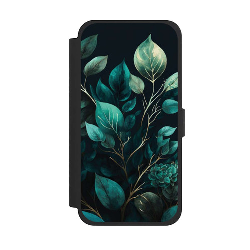 Apple iPhone 15 Pro Max NIVOflip Eukalyptus dunkler Hintergrund