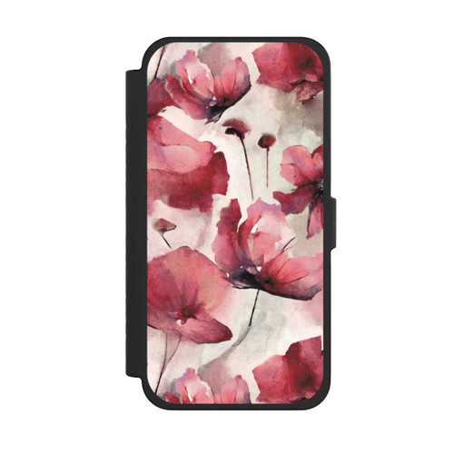Apple iPhone 15 Pro Max NIVOflip Wilde Mohnblumen