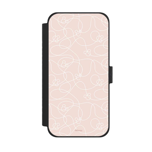 Apple iPhone 15 Pro Max NIVOflip Micky Line Art Pattern Rose 