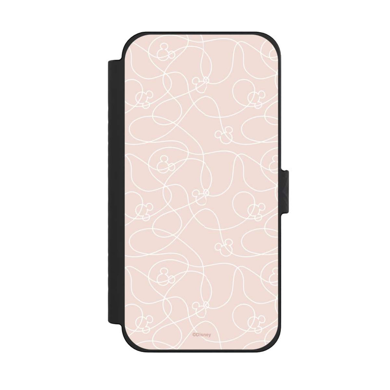 iPhone 15 Pro Max NIVOflip Micky Line Art Pattern Rose 