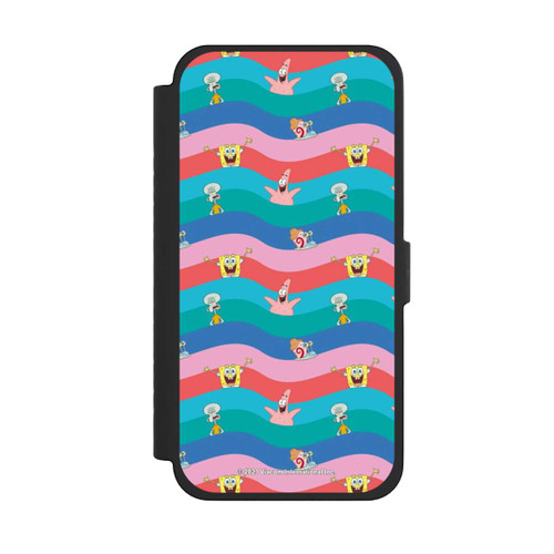 Apple iPhone 15 Pro Max NIVOflip Spongebob Friends Colorful Waves