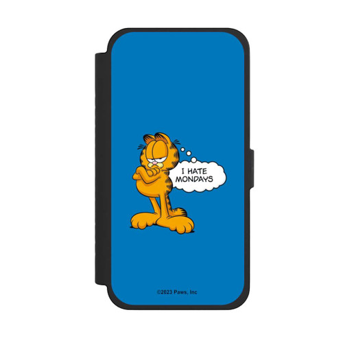Apple iPhone 15 Pro Max NIVOflip Garfield I Hate Mondays Blue