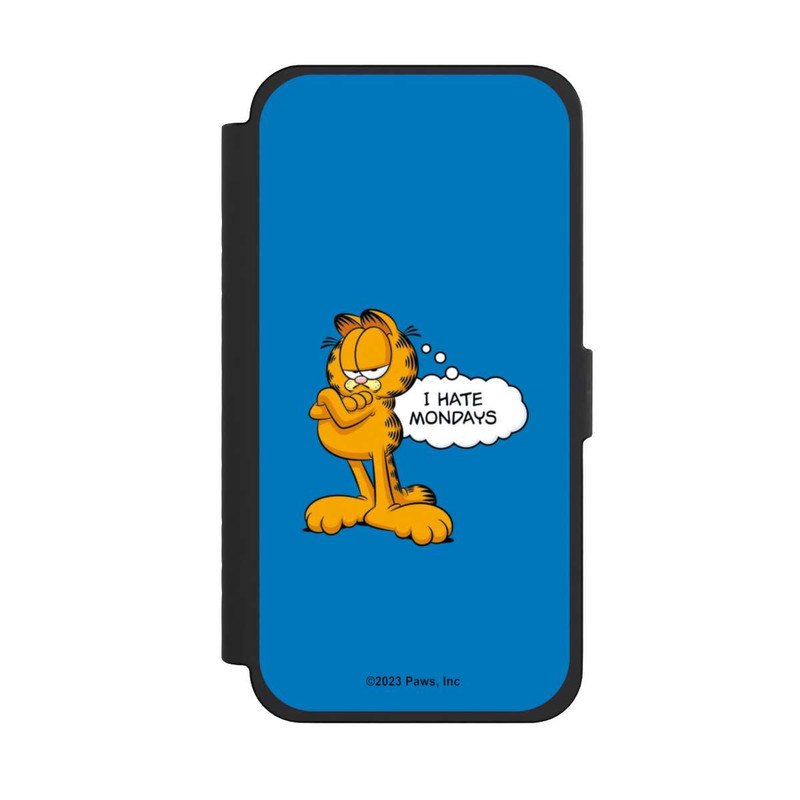 iPhone 15 Pro Max NIVOflip Garfield I Hate Mondays Blau