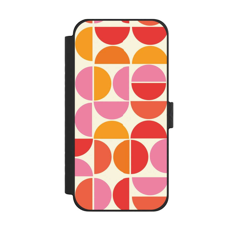 iPhone 15 Pro Max NIVOflip Motif Tendance Rétro Orange