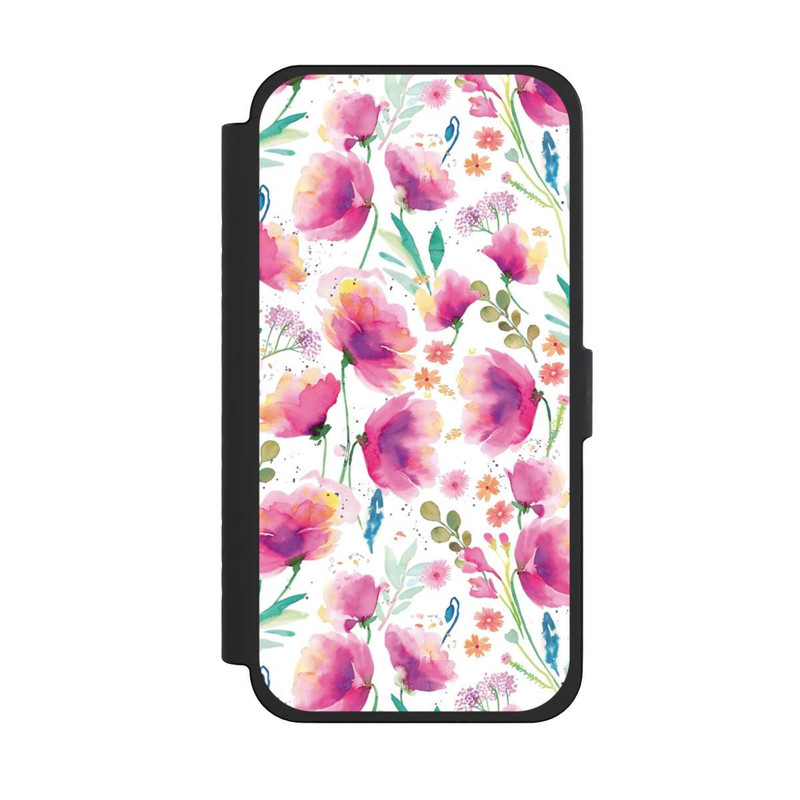 iPhone 15 Pro Max NIVOflip Coquelicots abstraits aquarelle