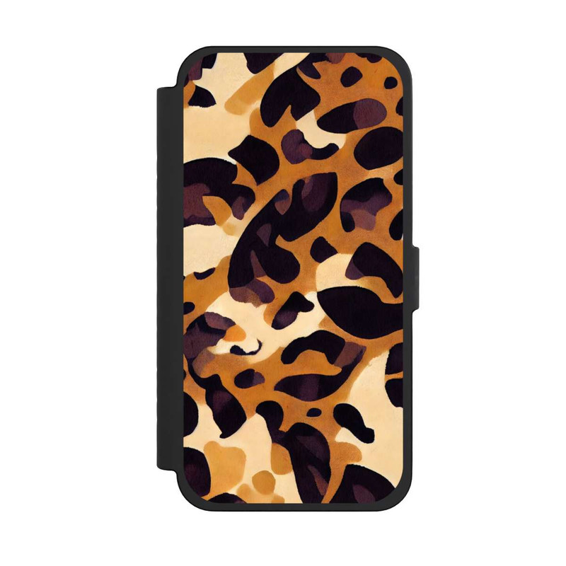 iPhone 15 Pro Max NIVOflip motif lion marron clair