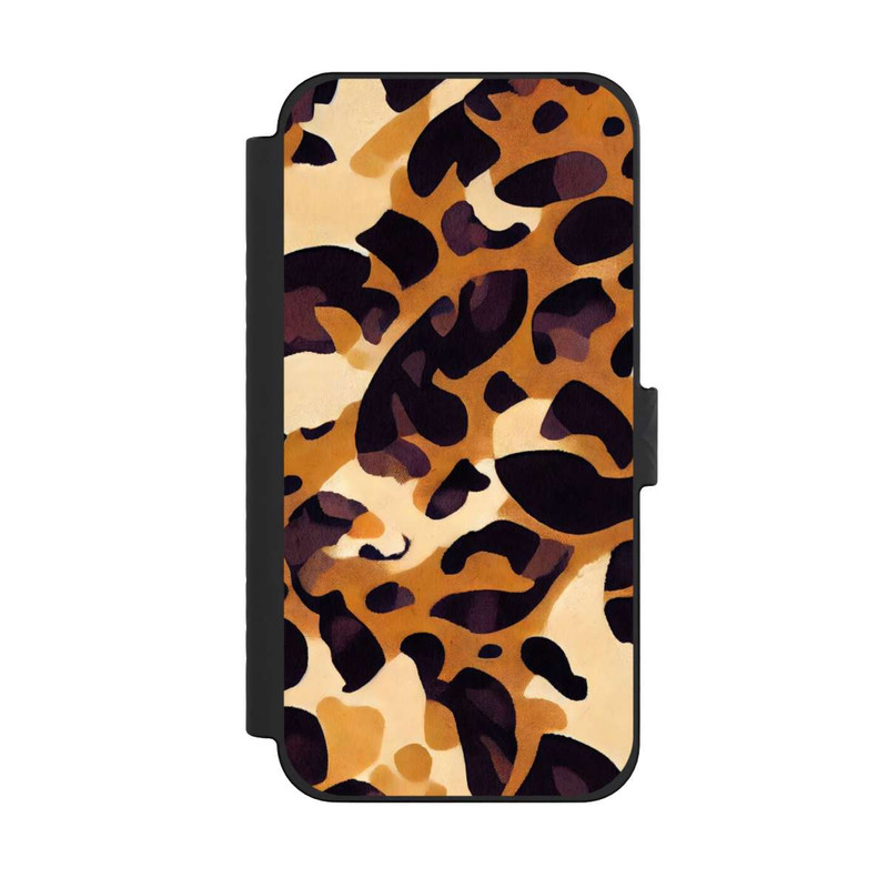 iPhone 15 Pro Max NIVOflip motif lion marron clair