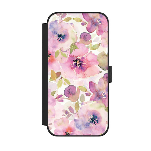 Apple iPhone 15 Pro Max NIVOflip Tapete mit rosa Blumen