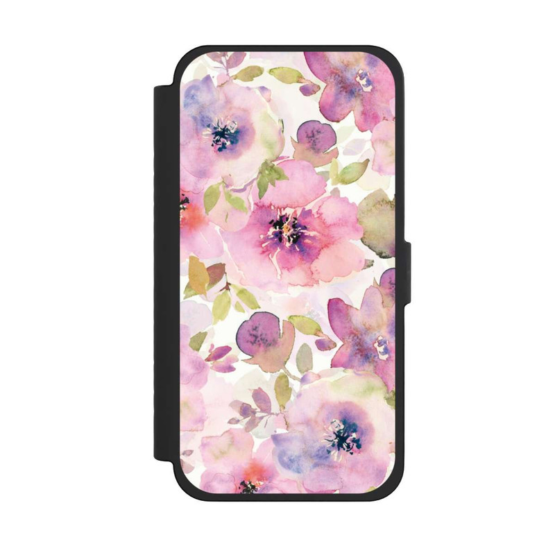 iPhone 15 Pro Max NIVOflip Tapete mit rosa Blumen
