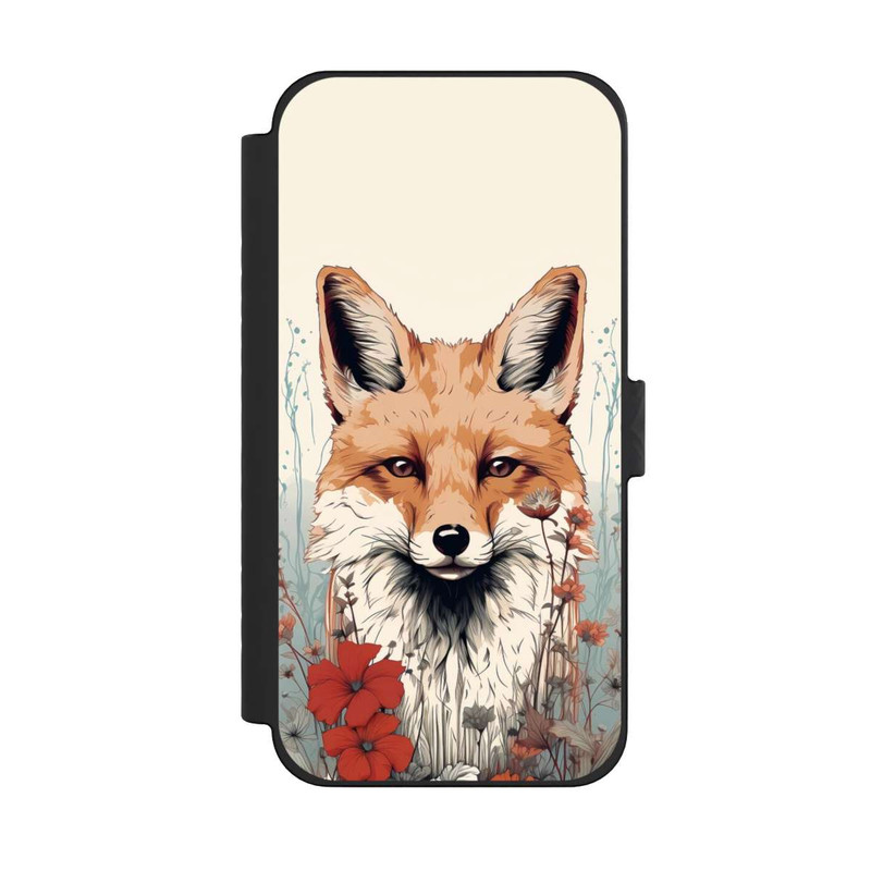 iPhone 15 Pro Max NIVOflip  Fox with Flowers